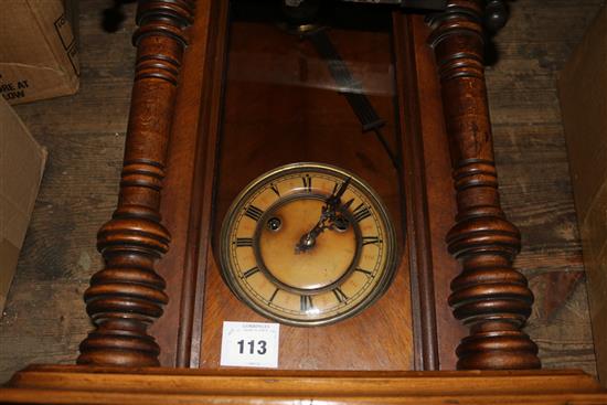 Drop dial wall clock